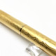 日本 Platinum 白金雕刻 原子筆(鍍金-唐草)