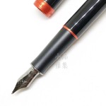 派克 Parker Sonnet 商籟 18K 限量款 麗黑橘紅環白夾 鋼筆