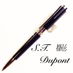 法國 S.T. DUPONT 都彭 LIBERTE 系列 Pearly black lacquer 袖珍 原子筆 法國 S.T. DUPONT 都彭 LIBERTE 系列 Pearly black lacquer 袖珍 原子筆