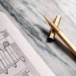 臺灣 Y studio：物外設計 文字的重量 黃銅 鋼珠筆