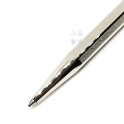 瑞士卡達Caran d'Ache ECRIDOR 艾可朵 CHEVRON V型麥紋 鈀金 原子筆