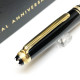 德國 Montblanc 萬寶龍 小班 164 金夾 75週年紀念 原子筆