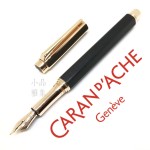 瑞士卡達Caran d'Ache VARIUS  維樂斯 EBONY 玫瑰金黑檀木 18k金 鋼筆
