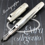 義大利 Montegrappa 萬特佳 Extra Argento 限量1912支 純銀 18K金 鋼筆
