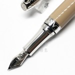 瑞士卡達Caran d'Ache 利曼 駝色（銀蓋） 18k金 鋼筆