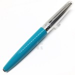 瑞士卡達Caran d'Ache 利曼 亮土耳其藍漆（銀蓋） 18k金鋼筆