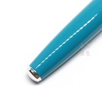瑞士卡達Caran d'Ache 新款 利曼 亮土耳其藍漆（銀蓋） 18k金鋼筆