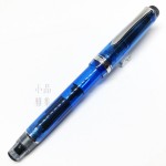 日本 PILOT 百樂 Custom Heritage 92 系列 透明 14k 活塞上墨 鋼筆（透藍色）