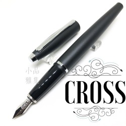 Cross 高仕 凱樂系列 霧黑白夾 鋼筆