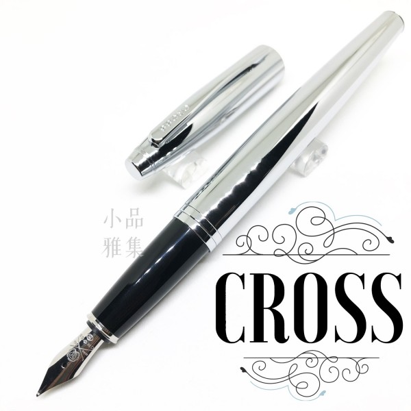 Cross 高仕 凱樂系列 亮鉻白夾 鋼筆