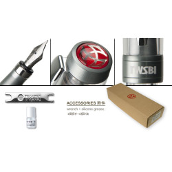 臺灣 TWSBI 三文堂 Diamond #580AL R 鋁合金版 透明活塞鋼筆 (銀灰) 臺灣 TWSBI 三文堂 Diamond #580AL R 鋁合金版 透明活塞鋼筆 (銀灰)