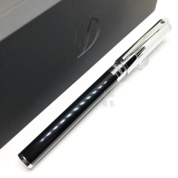 法國 S.T. DUPONT 都彭 D-Initial系列 鋼筆(亮黑銀蓋) 法國 S.T. DUPONT 都彭 D-Initial系列 鋼筆(亮黑銀蓋)
