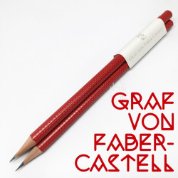 德國 Graf von Faber-Castell 繩紋飾 三入一組鉛筆(India Red 印度紅) 德國 Graf von Faber-Castell 繩紋飾 三入一組鉛筆(India Red 印度紅)