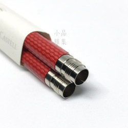 德國 Graf von Faber-Castell 繩紋飾 三入一組 The perfect pencil 補充用完美鉛筆(India Red 印度紅) 德國 Graf von Faber-Castell 繩紋飾 三入一組 The perfect pencil 補充用完美鉛筆(India Red 印度紅)