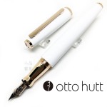 德國 OTTO HUTT 奧托赫特 時尚絨 | Design06 羽絨白 亮面鋼筆