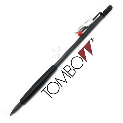 日本 Tombow 蜻蜓牌 Zoom707 手帳式霧黑自動鉛筆（紅點黑握位）