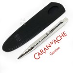 瑞士卡達Caran d'Ache ECRIDOR 艾可朵 XS CHEVRON 復古麥紋 鈀金 短版 0.5mm 自動鉛筆