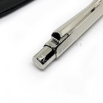 瑞士卡達Caran d'Ache ECRIDOR 艾可朵 XS CHEVRON V型麥紋 鈀金 短版 0.5mm 自動鉛筆