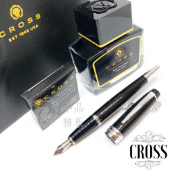 CROSS 高仕 Bailey 貝禮 黑亮漆 鋼筆墨水禮盒組 CROSS 高仕 Bailey 貝禮 黑亮漆 鋼筆墨水禮盒組
