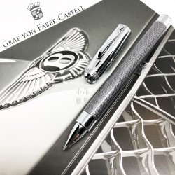 德國 Graf von Faber-Castell Bentley 賓利聯名系列 鋼珠筆（銀灰色）