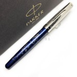 派克 Parker 新款Sonnet 卓爾系列 130週年特別版 Journey Blue 18K 鋼筆（藍桿白夾）