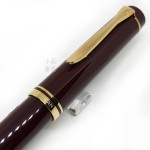 德國 Pelikan 百利金 停產老款 西德M250 12k金 酒紅 鋼筆