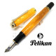 德國 Pelikan 百利金 M600 Vibrant Orange 亮麗橘 14K金 鋼筆
