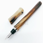 小品雅集 獨家訂製款 竹型 牛角 鋼筆
