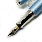 德國 OTTO HUTT 奧托赫特 時尚絨 | Design06 北極藍 鋼筆（銀夾款）