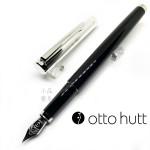 德國 OTTO HUTT 奧托赫特 Design01 925純銀筆蓋 黑桿鋼筆