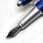 德國 DIPLOMAT 迪波曼 AERO 太空梭 鋼筆（藍色 不鏽鋼尖）