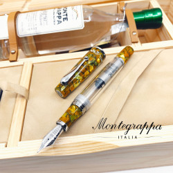 義大利 Montegrappa 萬特佳 La Canzone del Grappa系列 限量October Green 淺綠14K 鋼筆 義大利 Montegrappa 萬特佳 La Canzone del Grappa系列 限量October Green 淺綠14K 鋼筆