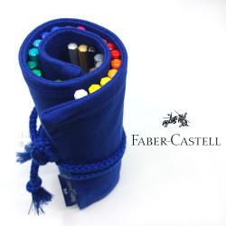 德國 Faber-Castell 輝柏 創意工坊 27色 水性色鉛筆帆布捲（114652）