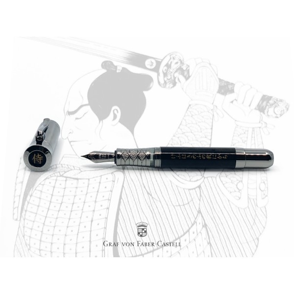 德國 Graf von Faber-Castell Pen of the year 2019年度限量筆 Samurai侍 限量400支 18K金 鋼筆（歡迎訂購）