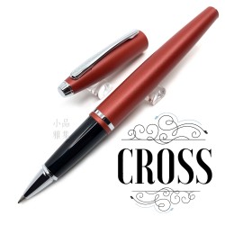 Cross 高仕 凱樂系列 霧紅白夾 鋼珠筆