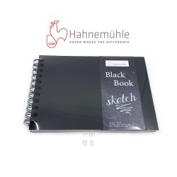 德國 Hahnemuehle 黑紙速寫本（橫式A5）