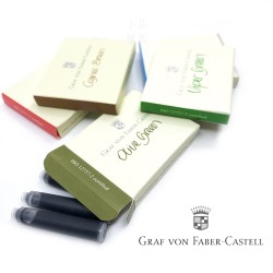 德國 Graf von Faber-Castell 6入歐規卡式墨水（八色可選）