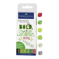 德國 Faber-Castell 輝柏 PITT 藝術筆手繪系列 六支組(兩種組合可選)  德國 Faber-Castell 輝柏 PITT 藝術筆手繪系列 六支組(兩種組合可選)