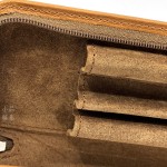 日本 PILOT 百樂3支裝 拉鍊皮夾式 真皮筆套（淺棕色）