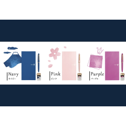 日本 SAILOR 寫樂 × PLUS Ca.Crea Premium Cloth筆記本 限定聯名款 鋼筆禮盒組(紫色) 日本 SAILOR 寫樂 × PLUS Ca.Crea Premium Cloth筆記本 限定聯名款 鋼筆禮盒組(紫色)