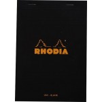 法國 RHODIA N°16 黑色上翻筆記本 148mmx210mm A5 空白內頁（160009C）