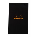 法國 RHODIA N°14 黑色上翻筆記本 110mmx170mm 方格內頁（142009C）