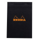 法國 RHODIA N°16 黑色上翻筆記本 148mmx210mm A5 方格內頁(162009C)