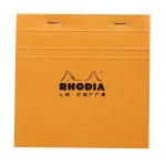 法國 RHODIA N°148 橘色上翻筆記本 148mmx148mm 方格內頁（148200C）
