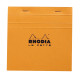 法國 RHODIA N°148 橘色上翻筆記本 148mmx148mm 方格內頁（148200C）