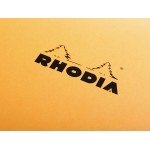 法國 RHODIA N°8 Shopping 橘色上翻筆記本 74mmx210mm 方格內頁（8200C）