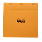法國 RHODIA N°210 橘色上翻筆記本 210mmx210mm 方格內頁（210200C）