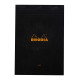 法國 RHODIA N°18 黑色上翻筆記本 210mmx297mm A4 橫線留邊內頁(186009C)