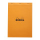 法國 RHODIA N°18 橘色上翻筆記本 210mmx297mm A4 方格內頁（18200C）
