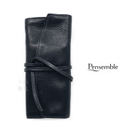 日本 PILOT 百樂 5支裝 附加拉鍊收納袋 真皮 筆袋(黑色) 日本 PILOT 百樂 5支裝 附加拉鍊收納袋 真皮 筆袋(黑色)